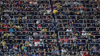 Los brasileños se hicieron presentes