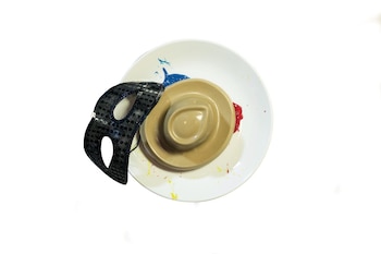 El postre con chocolate blanco