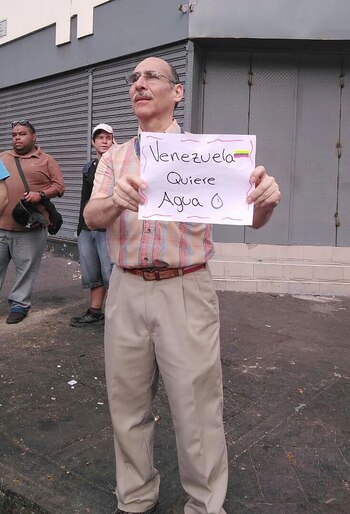 “Venezuela quiere agua”, dice el