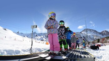 La escuelita de ski es