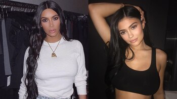 Kim Kardashian y Kylie Jenner.