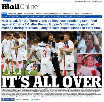 Todo se acabó (Daily Mail)