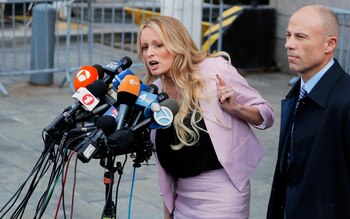 Stormy Daniels en una conferencia