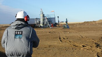 El equipo de CGC realizando