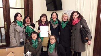 Dirigentes de la CTA que