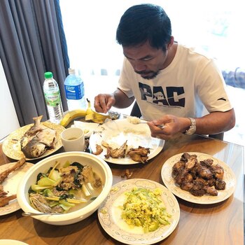 El filipino compartió una foto