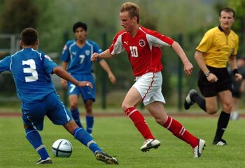 Ivan Rakitic, jugando para Suiza,