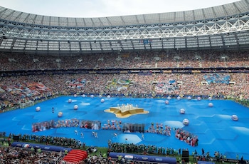 La final del Mundial de Rusia entre Croacia y Francias se jugó en el estadio Luzhniki (REUTERS/Maxim Shemetov)