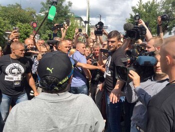 Maradona llegó a Bielorrusia y