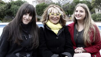 Vera, Mirta y Mijal se
