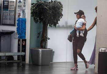 Messi estuvo junto con Antonela