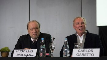 Hugo Biocati y Carlos Garetto