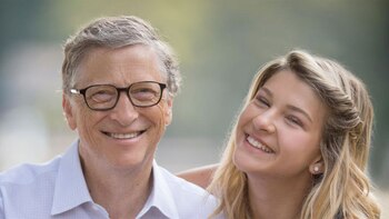 Bill Gates y su hija