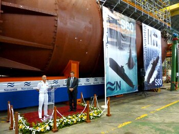 El ensamblado del casco del