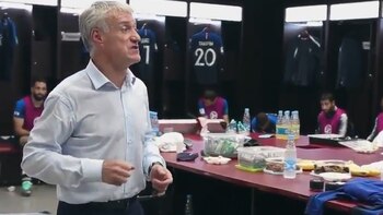 La charla técnica de Deschamps