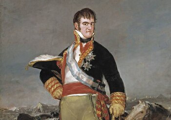 “Fernando VII en un campamento”,