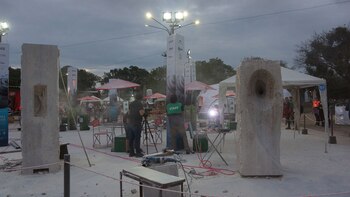 El predio donde trabajan los