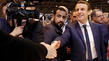 El presidente francés Emmanuel Macron