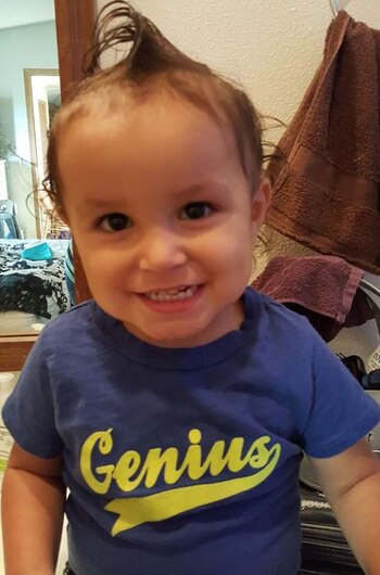 Kylen tenía dos años cuando