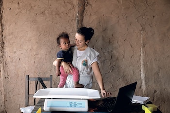 El centro móvil de la ONG