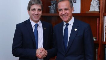 Caputo con Mark Carney, gobernador