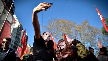 Manifestantes concentraron hoy contra el