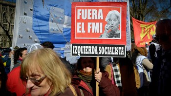 Pancarta de la agrupación Izquierda