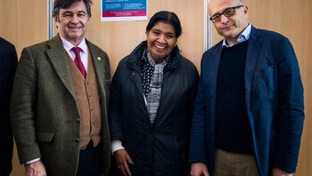 Pelegrina y Cardarelli junto a