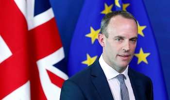 Dominic Raab, secretario británico para