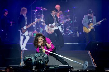 Aerosmith en Inglaterra, junio 11