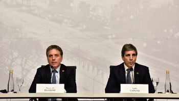 Nicolás Dujovne y Luis Caputo