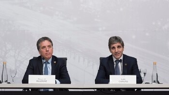 Dujovne y el titular del