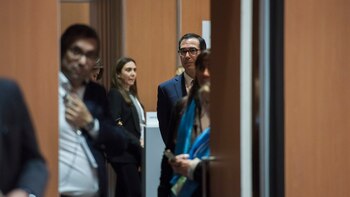 Steven Mnuchin tras el encuentro