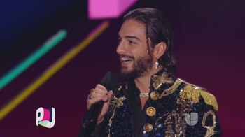 El colombiano Maluma fue uno