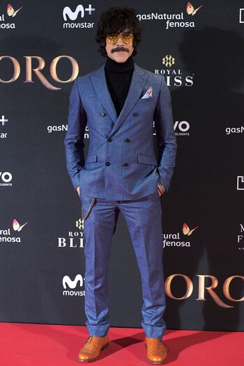 Oscar Jaenada, en el estreno