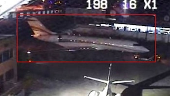 Jet privado que salió del