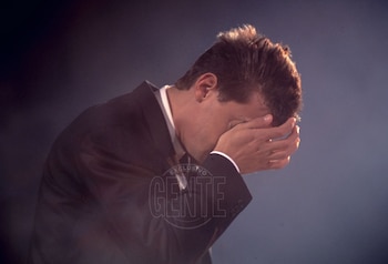 Antes de salir al escenario