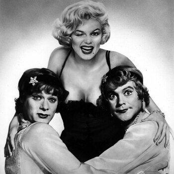 Marilyn Monroe, Tony Curtis y Jack Lemon