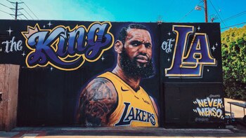 Mural de Lebron James en