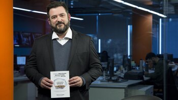 Litwak en la redacción de