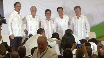 Los presidentes de los países