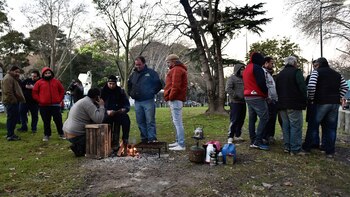 Los camioneros, que dicen diferenciarse