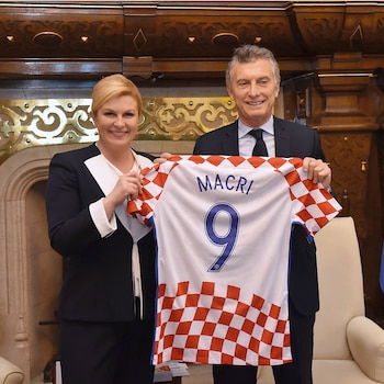 Imparable, Kolinda Grabar-Kitarović en su