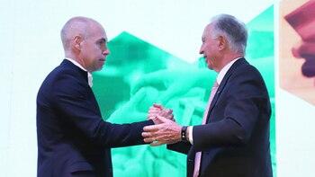 Larreta y Di Fiori (Prensa