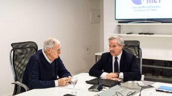 Martín Balza y Felipe Solá