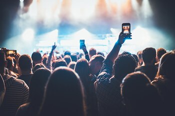 Conciertos y smartphones