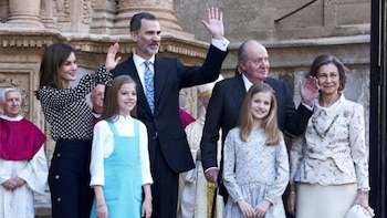La familia real española. (Foto: