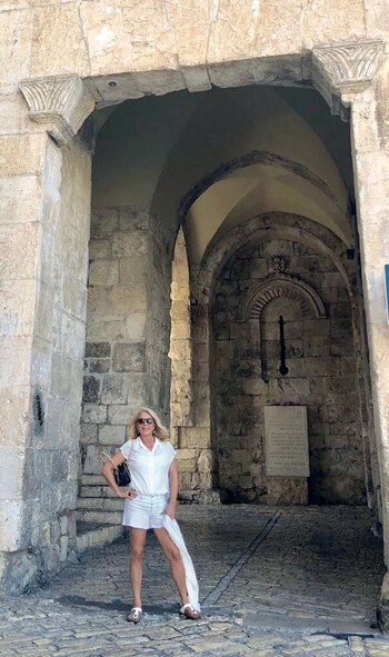 En Jerusalén, donde visitó la