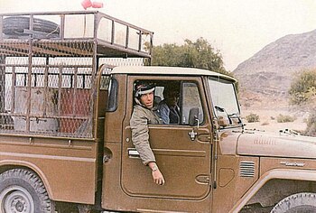 Gad Shimron en una expedición