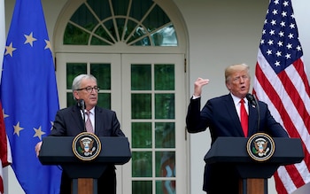 Trump y Jucker, en la Casa Blanca (Reuters)